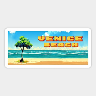 Venice Beach | 8 Bit | Retro | Vintage Sticker